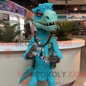 Turquoise Velociraptor...