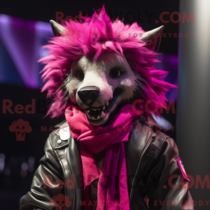 Disfraz de mascota Magenta...