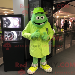 Maskotkostymekarakter Lime...