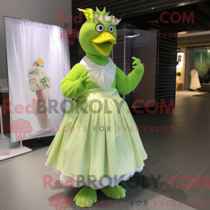 Postava maskota Lime Green...