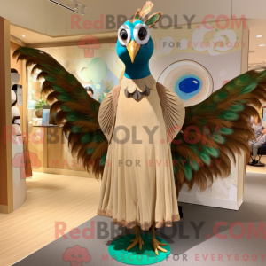 Costume de mascotte de paon...