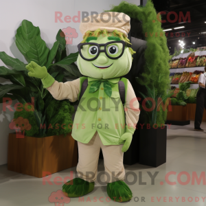Olive Cabbage maskot drakt...