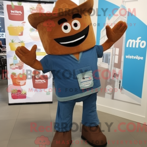 Brown Fajitas mascot...