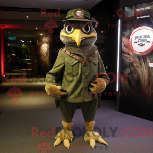 Costume mascotte de Faucon...