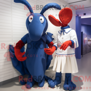 Maskotka Navy Lobster...