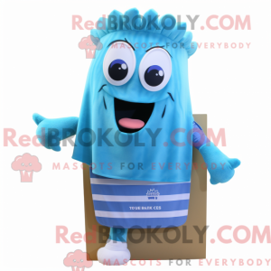 Blå selleri maskot kostyme...