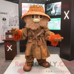 Rust Celtic Cross mascot...