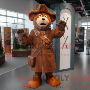 Rust Celtic Cross mascot...