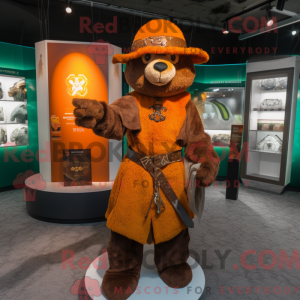 Rust Celtic Cross mascot...