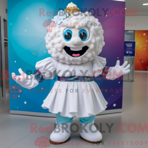 White Cupcake mascot...
