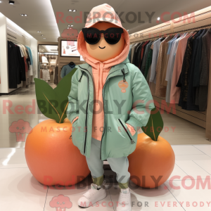 Peach Pear maskot kostume...