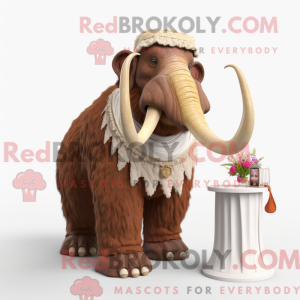 Brown Mammoth mascot...