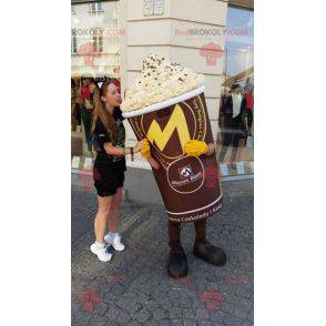 Chokoladedrik maskot med flødeskum - Redbrokoly.com