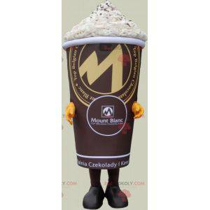 Chokoladedrik maskot med flødeskum - Redbrokoly.com