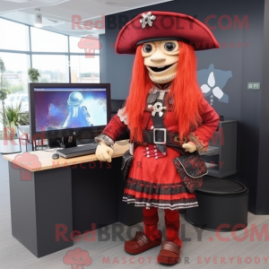 Figura de máscara de pirata...
