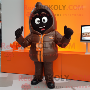 Orange Chocolate Bar maskot...