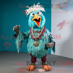 Personaggio mascotte gallo...
