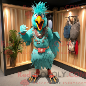 Turquoise haan...