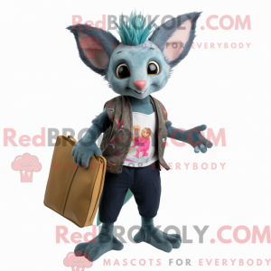 Blauwgroen Aye-Aye...