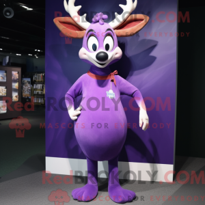 Postava maskota Purple Deer...