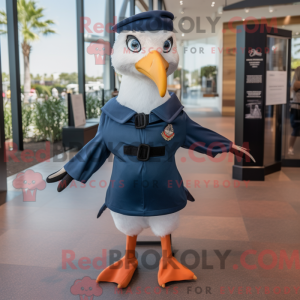 Costume mascotte de Navy...