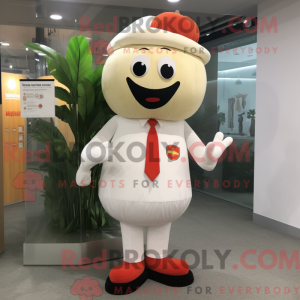 Cream Tomato maskot drakt...