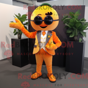 Orange Grape maskot kostume...