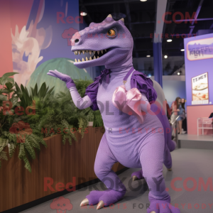 Lavendel Allosaurus máscara...