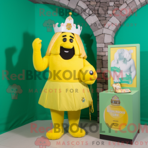 Gelbes Maskottchenkostüm...