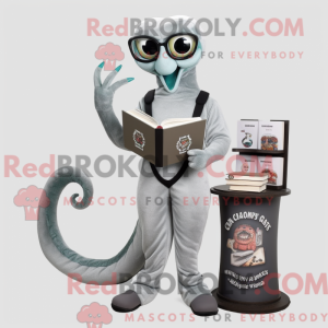 Grå Hydra maskot kostume...