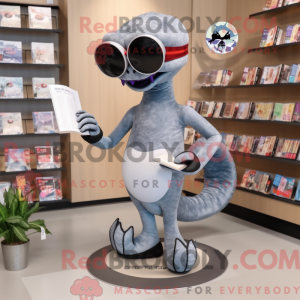 Gray Hydra mascot costume...