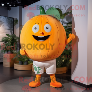 Oransje melon maskot...