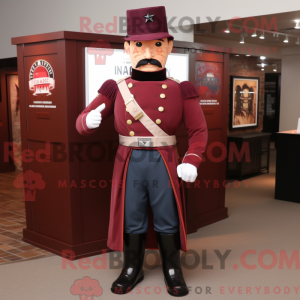 Maroon Civil War Soldier...