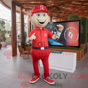 Maskottchenkostüm Rotes...