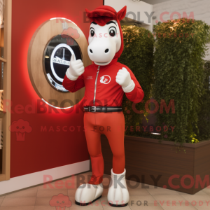 Máscara Red Horseshoe com...