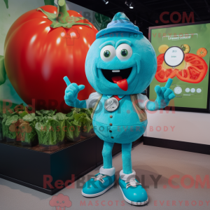 Máscara Cyan Tomato com...