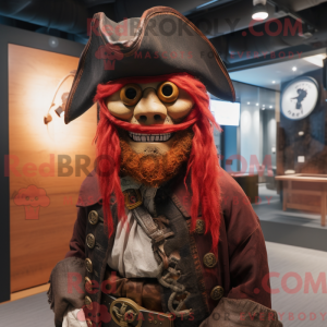 Rust Pirate maskot drakt...