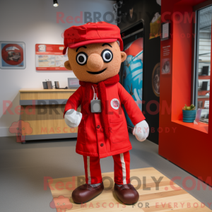 Red Doctor-mascottekostuum...
