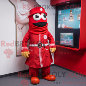 Red Doctor-mascottekostuum...