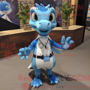 Sky Blue Dimorphodon mascot...