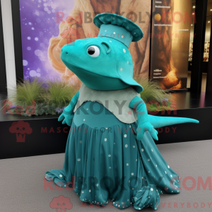 Disfraz de mascota Teal...