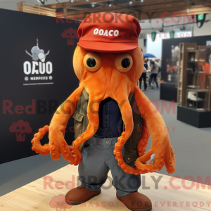 Rust Octopus mask drakt...