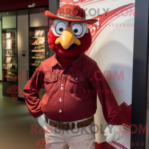 Disfraz de mascota de pollo...