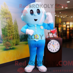 Postava maskota Sky Blue...