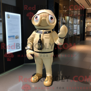 Champagne maskot kostume...