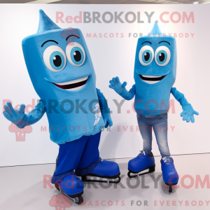 Blue Pair Of Ice Skates...