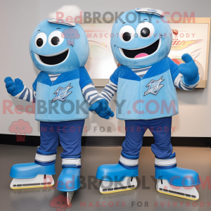 Postava maskota Blue Pair...