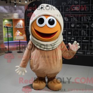 Tan Shakshuka mascot...