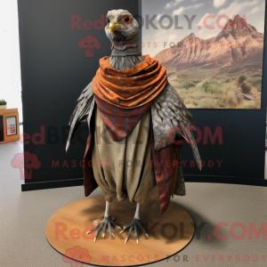 Rust Guinea Fowl mascot...