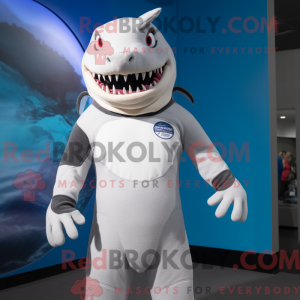 White Shark maskot kostume...